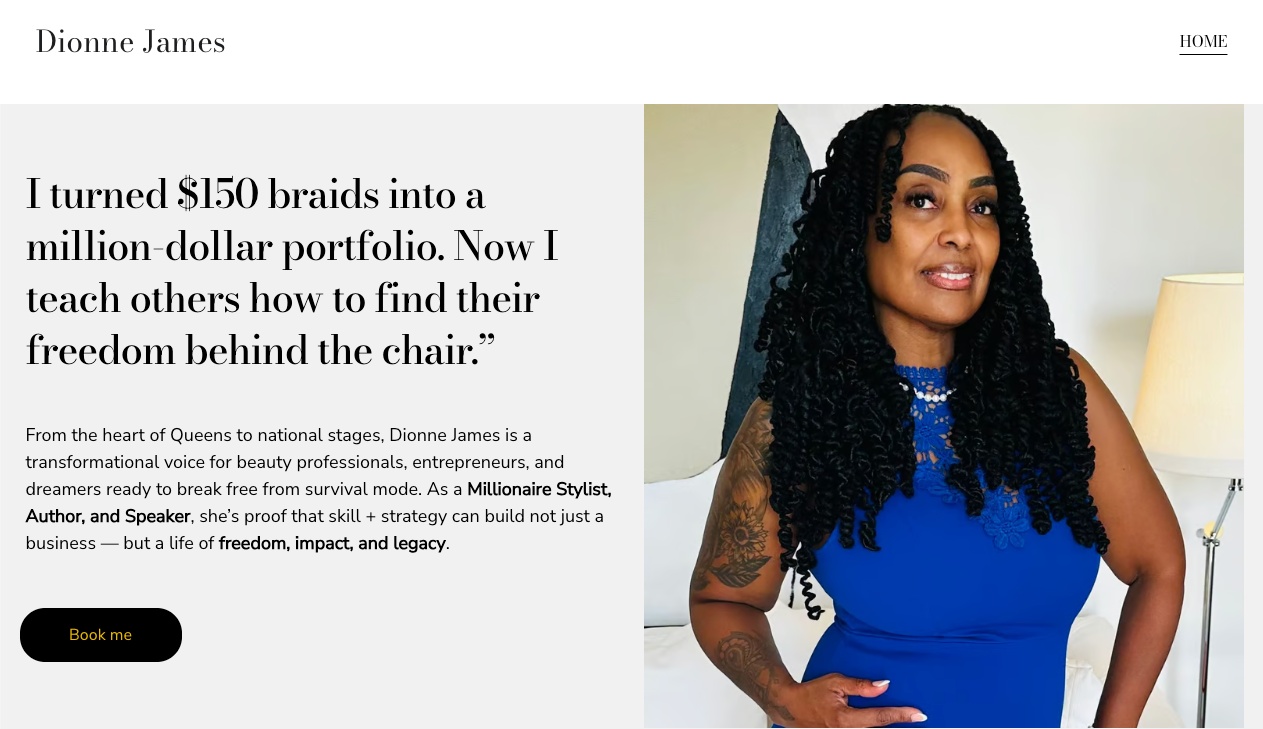 dionnejamesspeaks.com